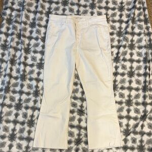 LOFT Off-White Casual Pants